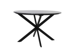 BLACKBLACK MARBLE DINING TABLE       - DINING TABLES